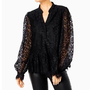 NWOT Lilly Pulitzer Jacelynne Lace Top